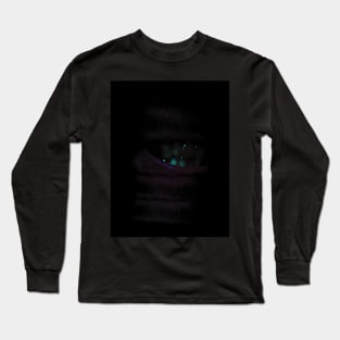 Digital collage and special processing. Bizarre. Mouth, teeth and fleshy parts. Very dim, reflexes. Long Sleeve T-Shirt